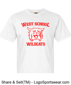 Adult Wildcats Mascot T-Shirt Design Zoom