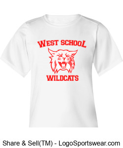 Youth Wildcats Mascot T-shirt Design Zoom